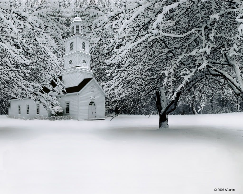 Church In Winter