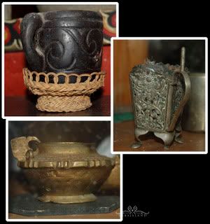  toraja household utensils- collection of the Buntu Kalando Museum, Sangalla - Tana Toraja
