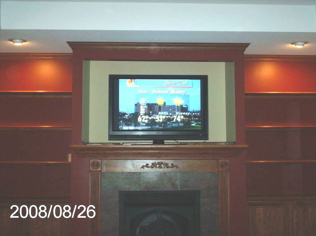 Fireplaces With Tv Above. +mantels+with+tv+above