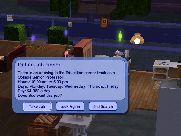 Bud gets an Education job