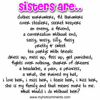 sisters quotes graphics and comments