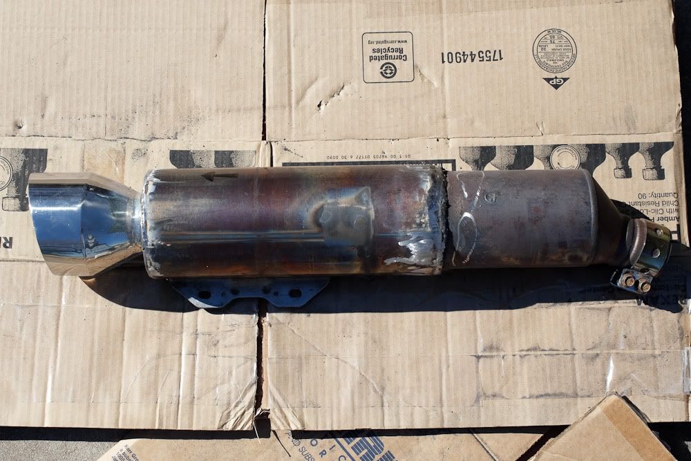 vtx 1800 2 into 1 exhaust