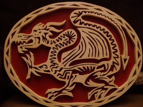 Newbie Swap Dragon Carving