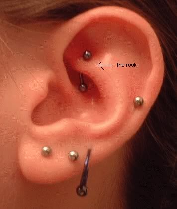 a tragus or a rook piercingwhat do you think looks cooler? tragus-