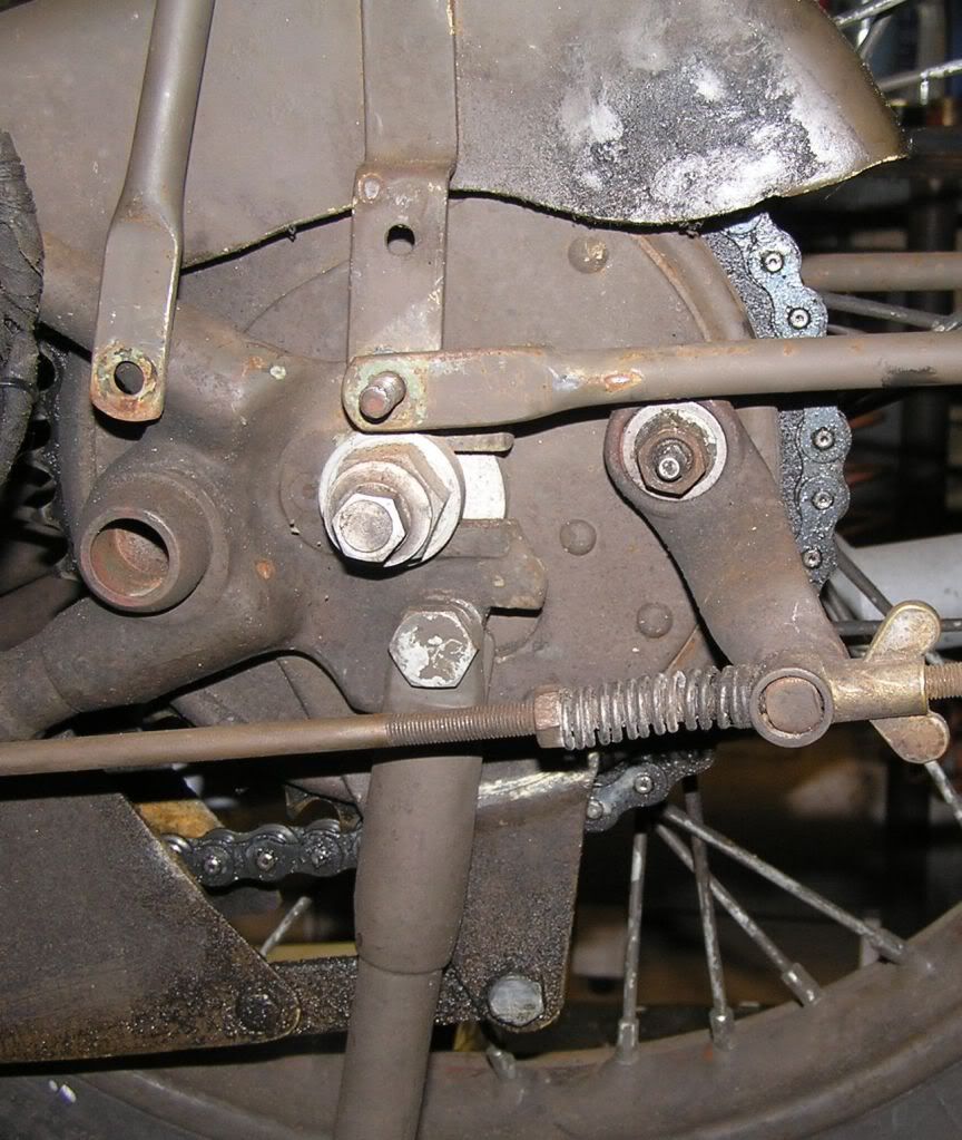 Brake lever position