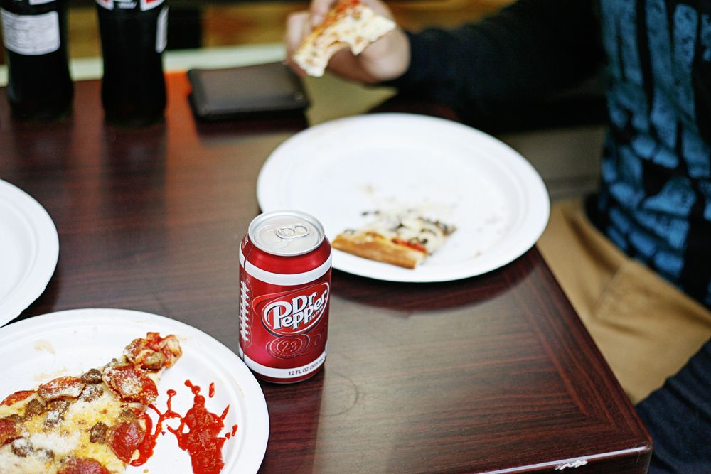 Dr. Pepper and Pizza