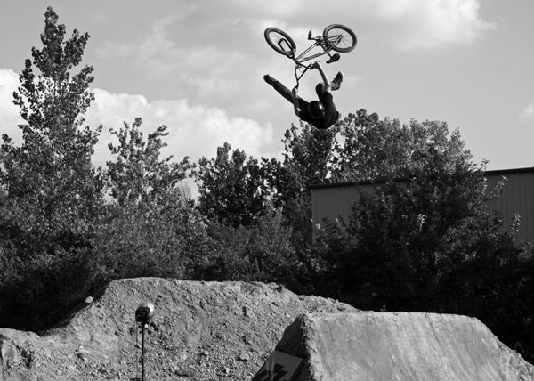 Backflip tailwhip BMX