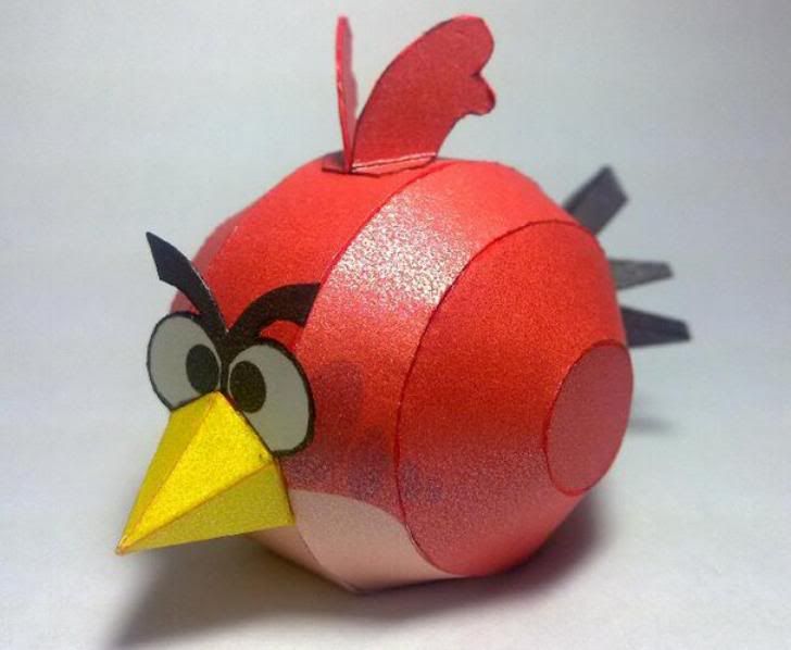 Angry Birds Paper Model