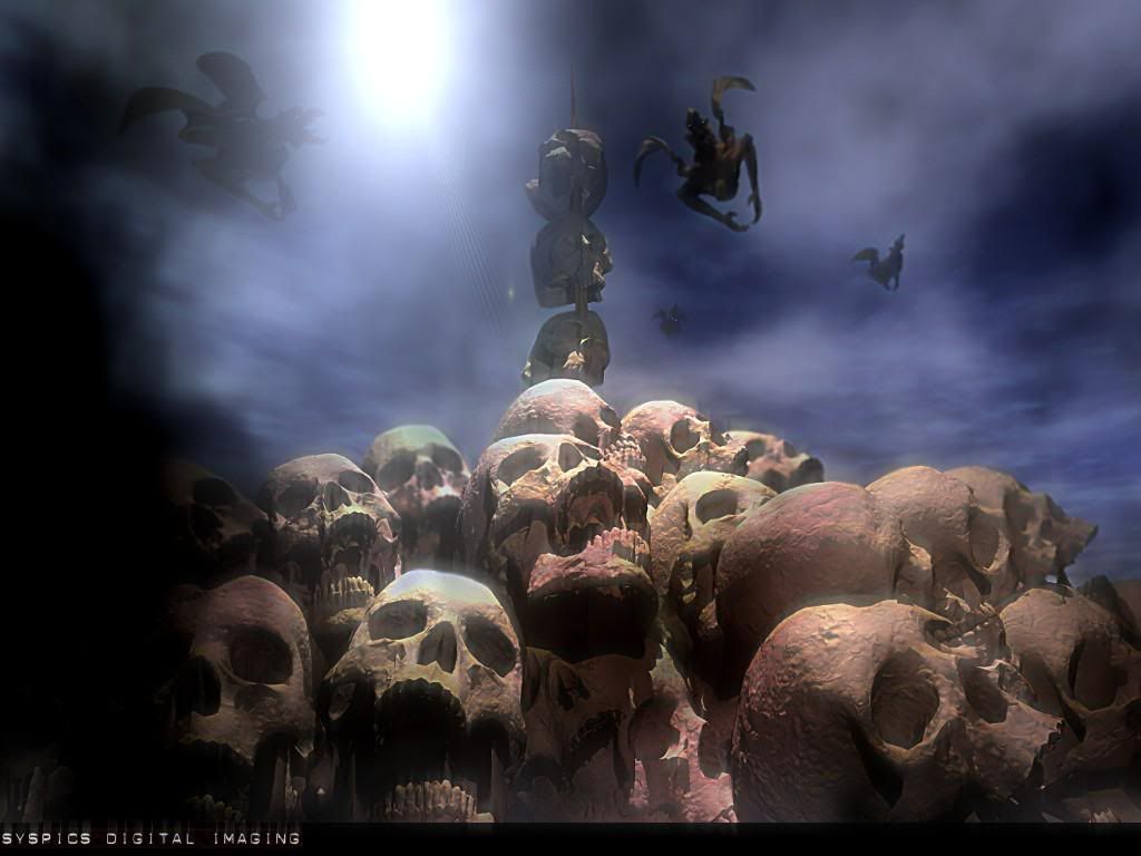 Demon Skulls Wallpaper Desktop Background Demon Skulls Wallpaper Desktop Background
