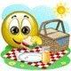 Smiley picnic Pictures, Images and Photos