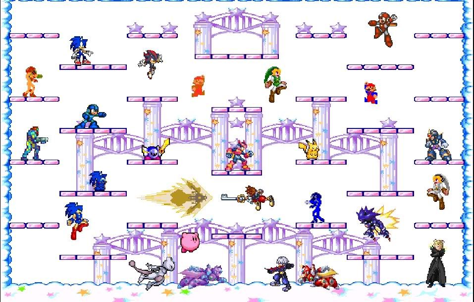 Fighting Mario Sprites