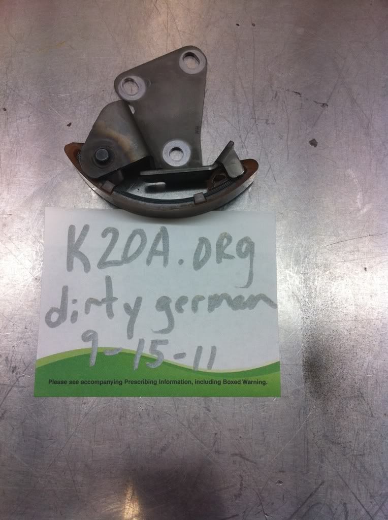 FS k20a2 oil pan, timing cover, oil pump, crank sensor, baffle