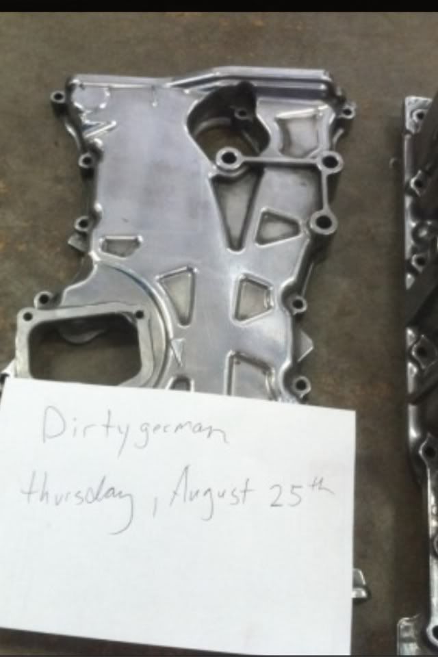 FS k20a2 oil pan, timing cover, oil pump, crank sensor, baffle