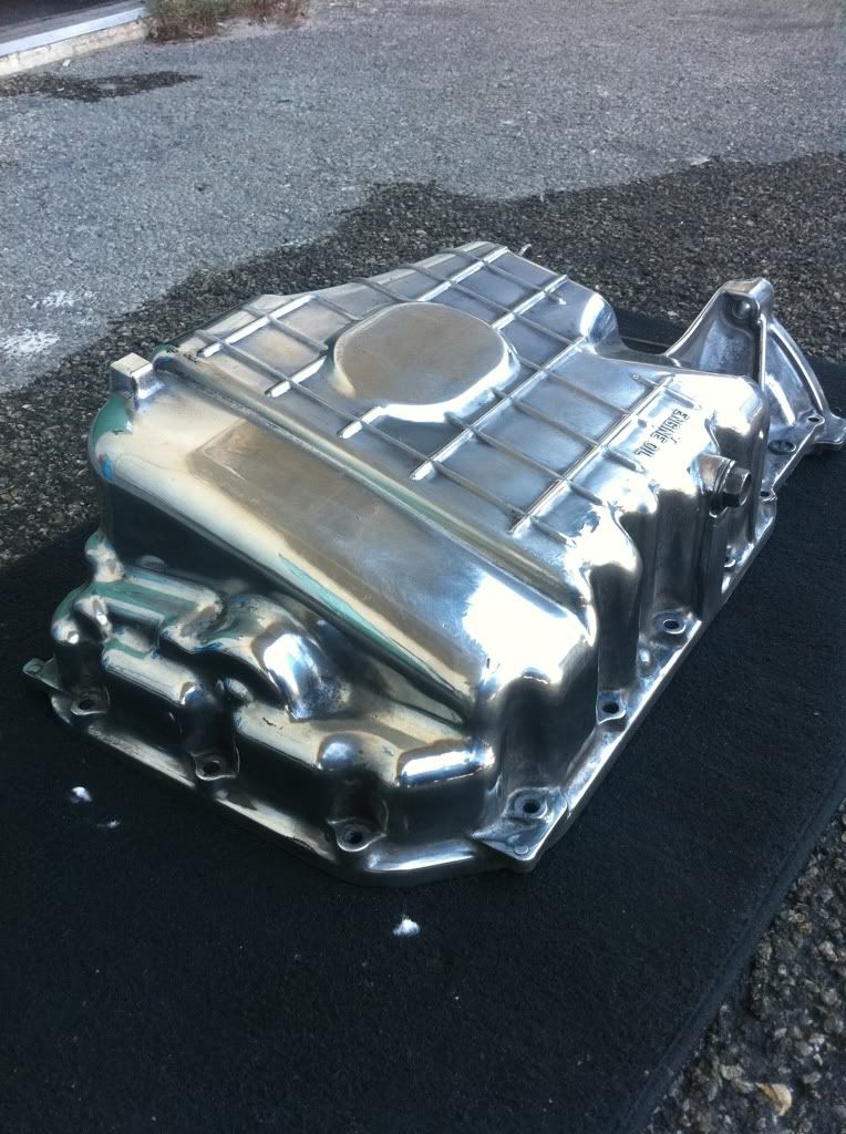 FS k20a2 oil pan, timing cover, oil pump, crank sensor, baffle