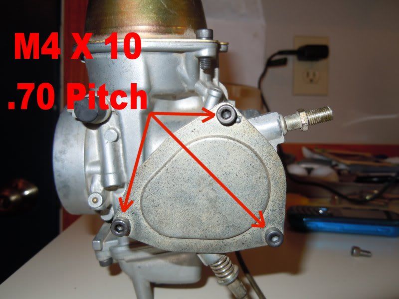 Converting 660 carb screws to Allen head Grizzly Riders Forum