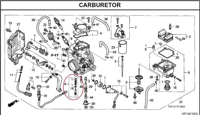 Honda crf50 carburetor schematics #7