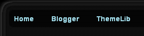 Windows Vista blogger template - navigation bar