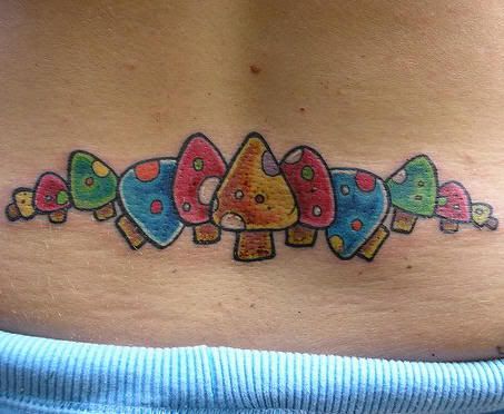 cute lower back tattoos for women. Women Lower Back Tattoo: Cute