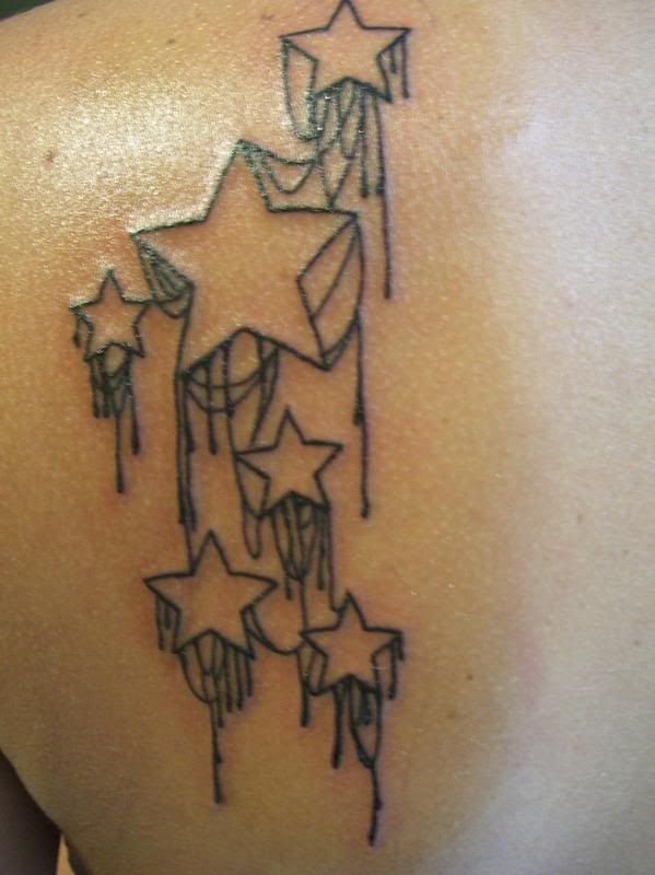 star tattoos for women on shoulder. Women Shoulder Tattoos: Star Tattoo