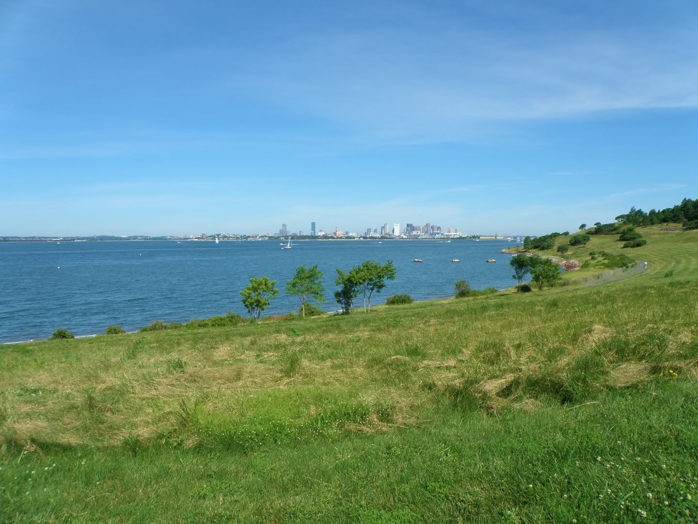 Arrived at Spectacle Island