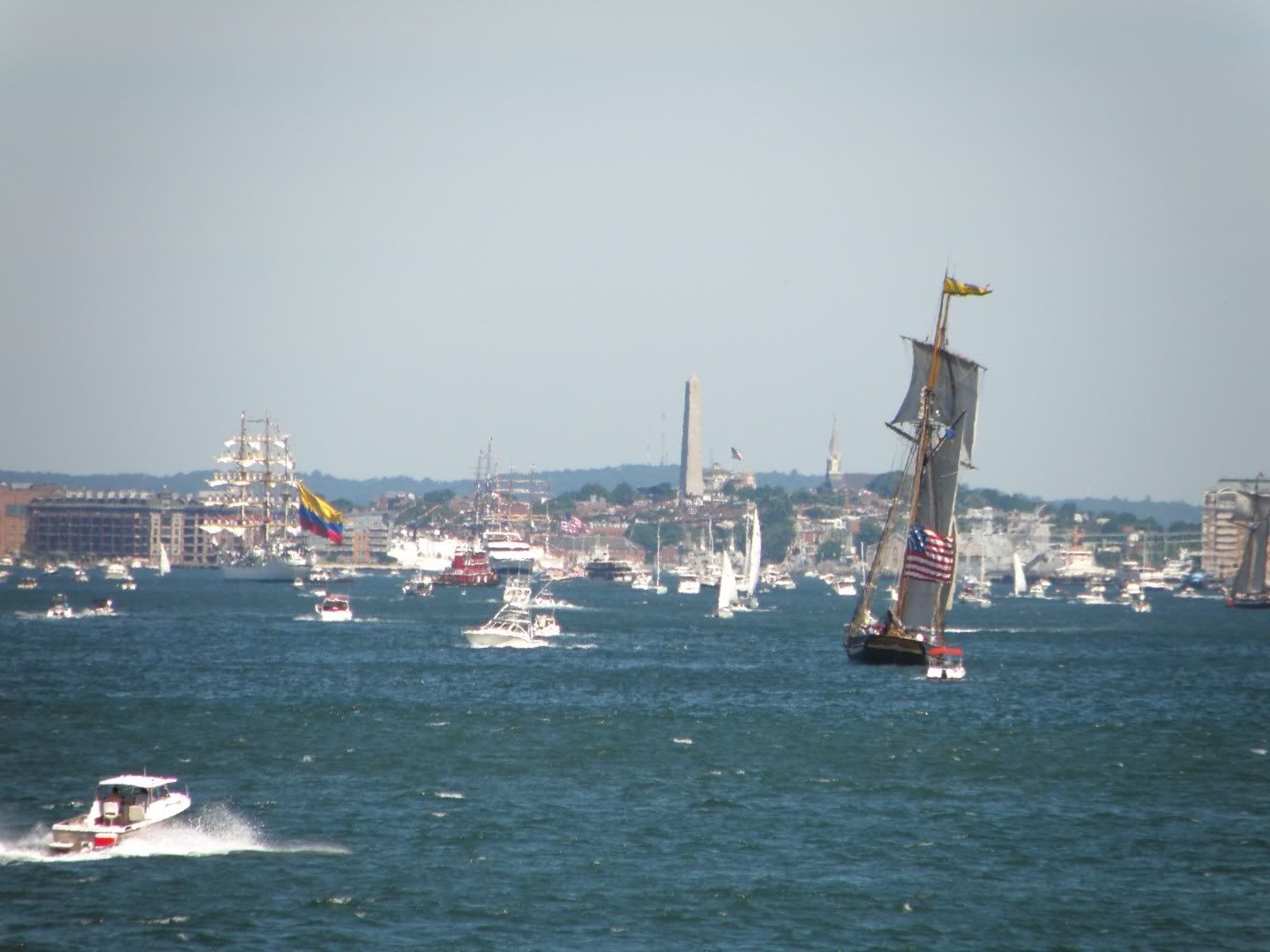 Bunker Hill Monument in background