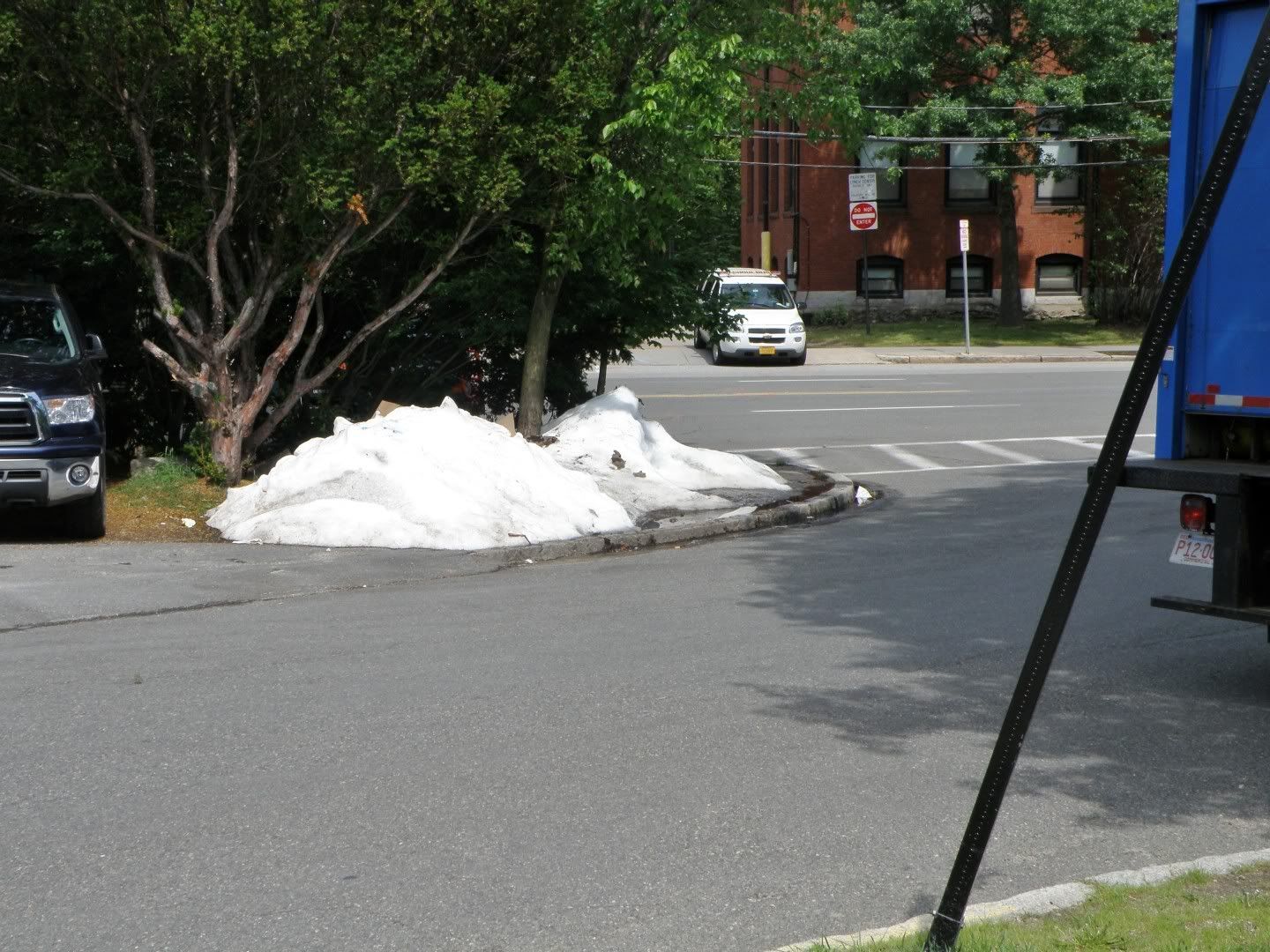 June snowbanks, sort of