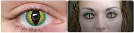 11 estranhas lentes de contato