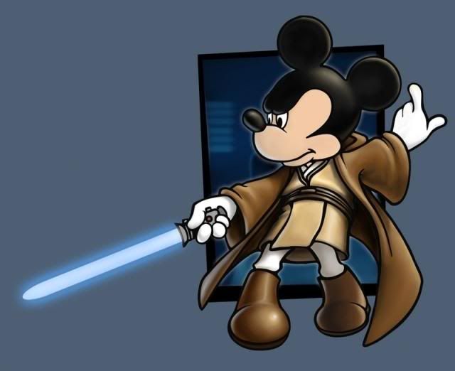 mickey jedi pin