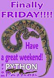 FridayComment.jpg Friday image by PythonPassion
