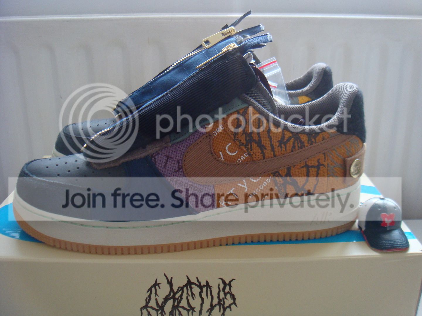 Nike Air Force 1 Low x Travis Scott Cactus Jack US 6/UK 5.5 Off White/Clot/NRG | eBay