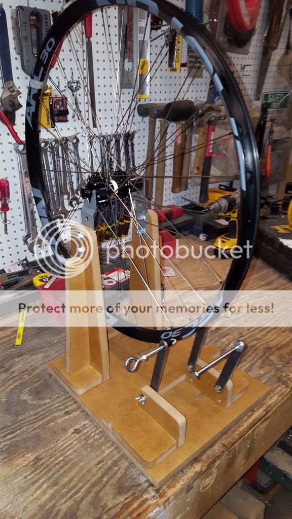 DIY Wheel Truing stand and first wheel build.