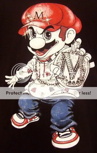 Gangsta Mario With Bling Photo by mad_mouth | Photobucket